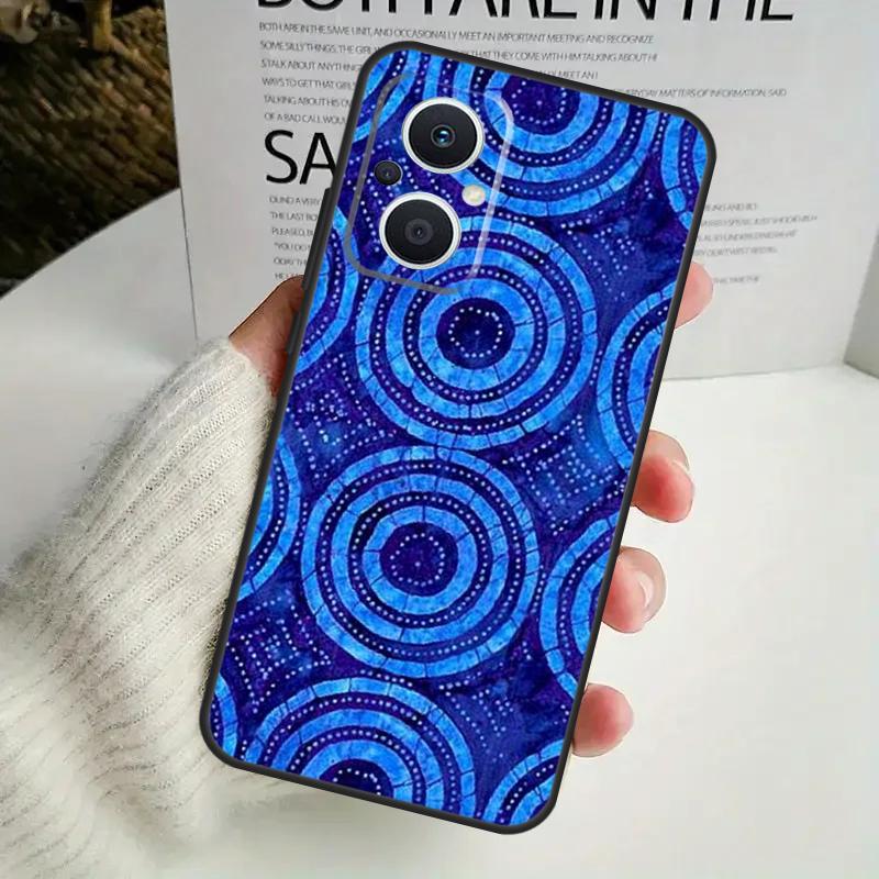 African Wax Pattern Fabric Case For OPPO Reno 12F 13F 14F 10 11 12 13 14 Pro 8T 7 8 Lite OPPO Find X6 X5 X8 X9 Pro Cover