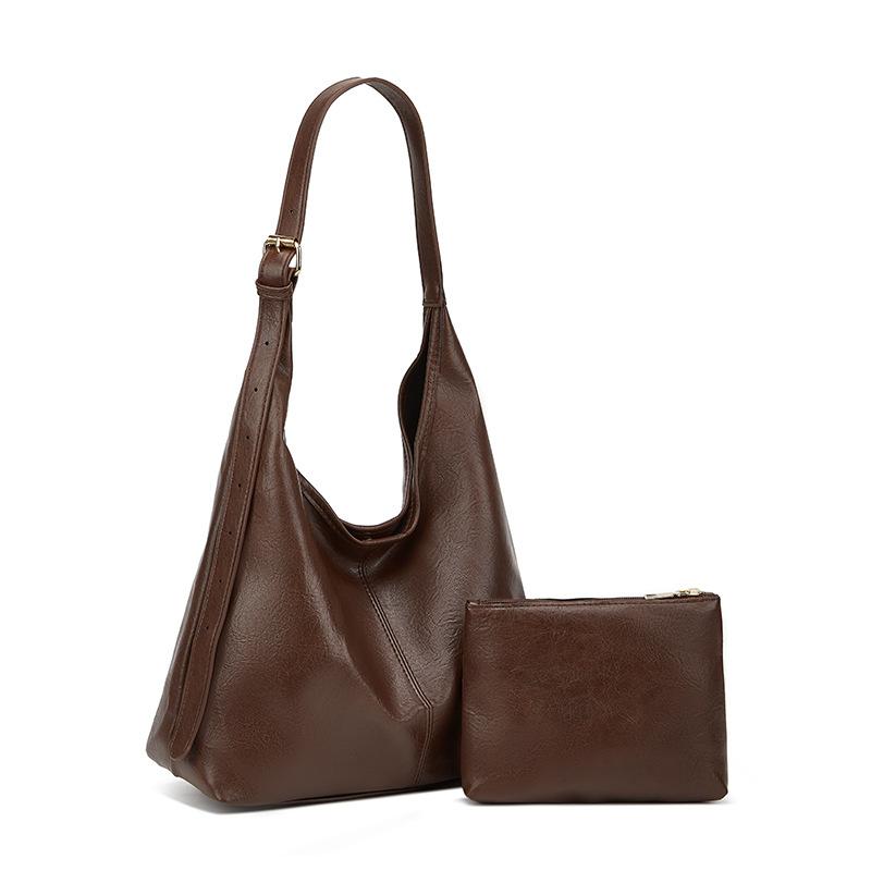 

Сумка большой вместимости женская летняя универсальная новая модная на плечо ретро простая классическая сумка-тоут для поездок на работу