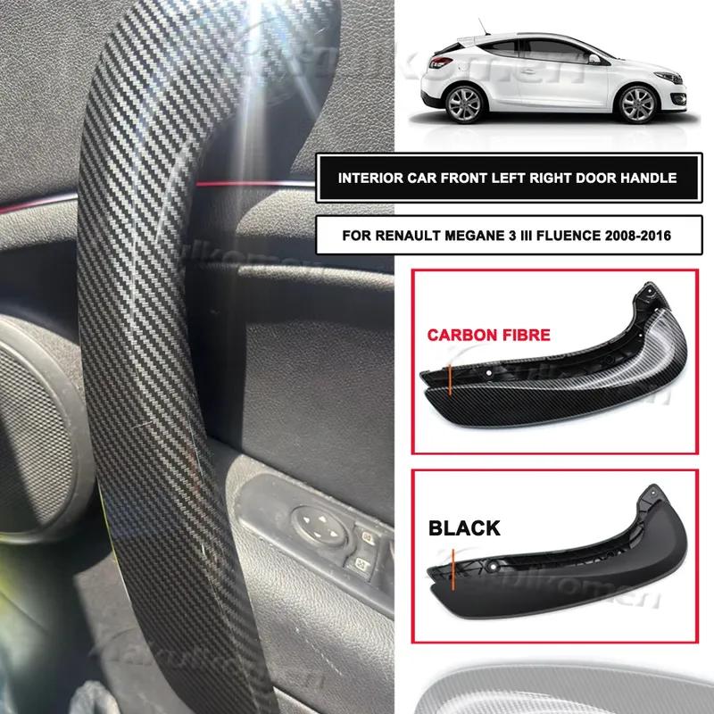 For Renault Megane 3 III Fluence 2008-2016 Car Interior Front Left Right Inner Door Handle With Cover 809600015R 197012651