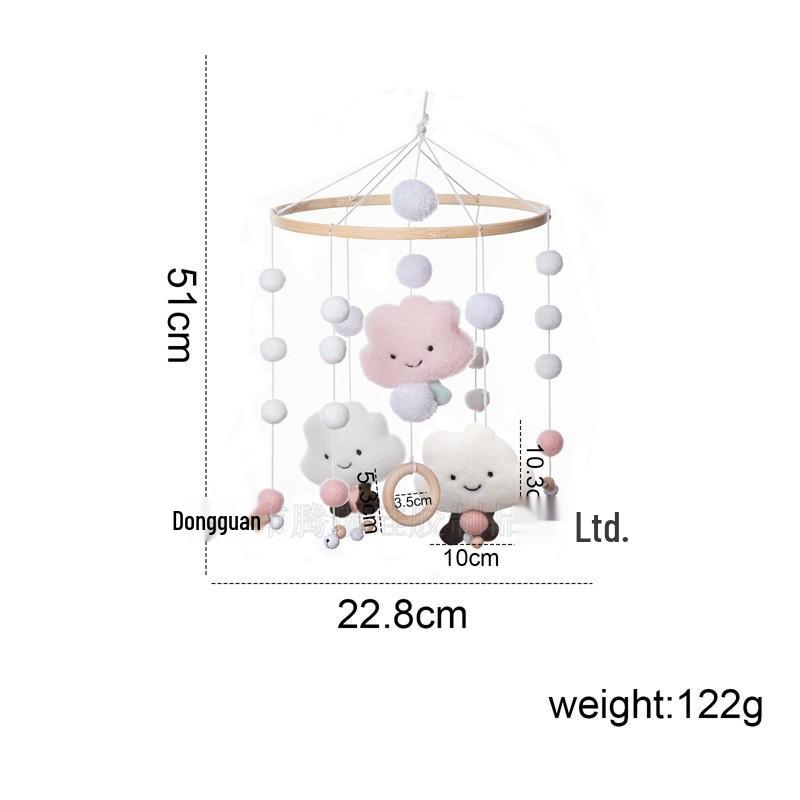 Rotating Crib Mobile: Newborn Baby Sleep Aid & Educational Rattle Toy
