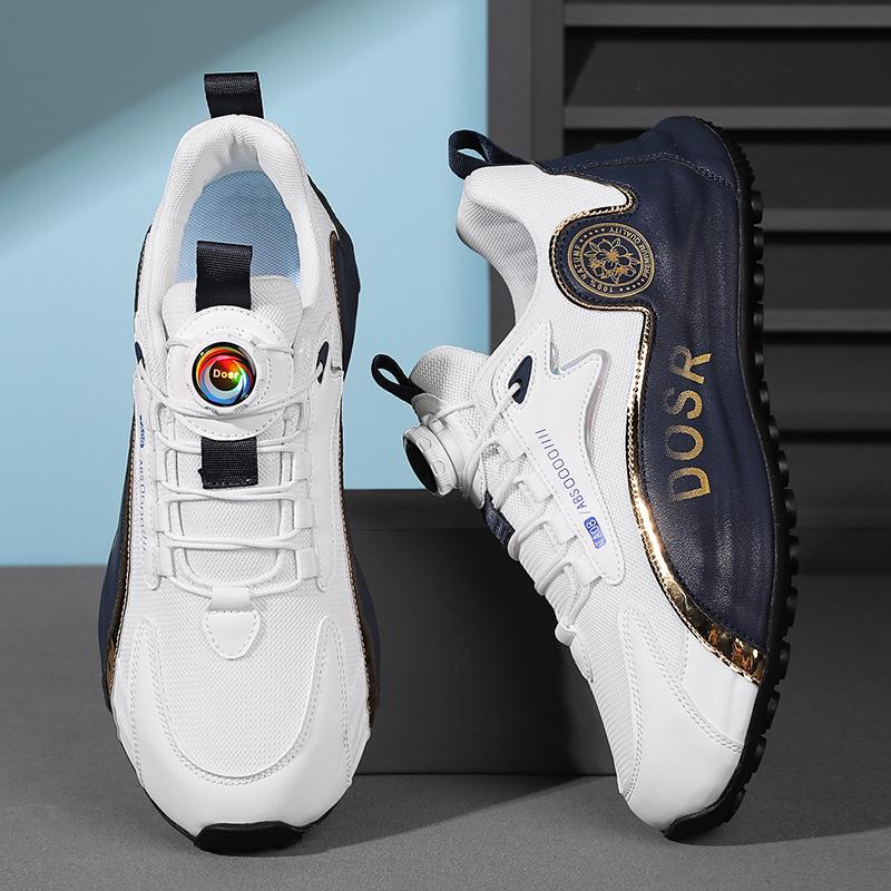 

Роскошные мужские туфли, повседневные кроссовки из парусины, новые мужские дышащие туфли для мужчин, брендовые трендовые модные туфли с вращающимися кнопками для мужчин 39