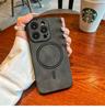 Applicable To Apple 17promax Mobile Phone Case 16 Magnetic Sheepskin Pattern Iphone15/14/11 Business 12 Anti-drop