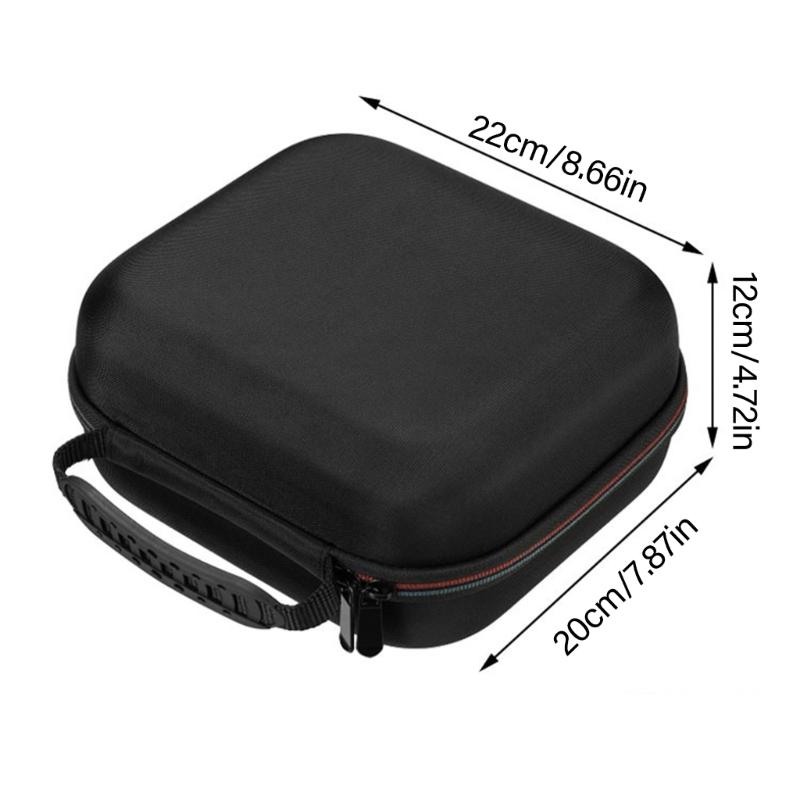 Durability Protective Case For HD490PRO On Ear Headphones Shell Cover Compactly Design With Handle EVA Foam Storage Bag
