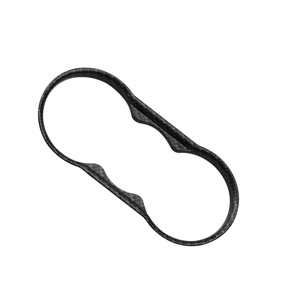 Consolă mașină ABS Suport pentru pahare de apă Decorare cadru de panou pentru Ford Fiesta MK7 2009 2010 2011 2012 2013 Autocolant de decorare