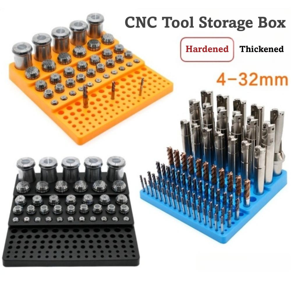 Multifunction Storage Box Large Capacity Milling Cutter Organizer For Workshop