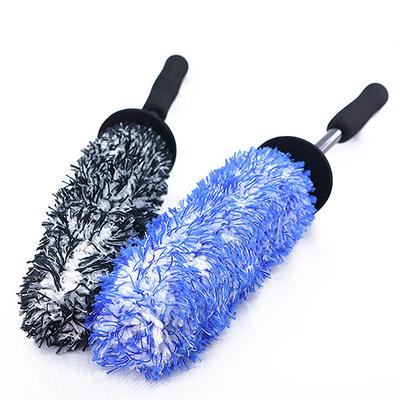 Kerekecse Autómosó Super Brush Mikroszálas Prémium csúszásmentes fogantyú Könnyen tisztítható Felnik Küllők Kerékhordó Autós tartozékok
