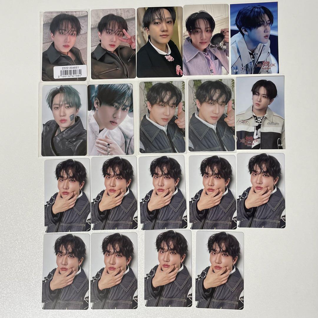 

[USED] Changbin trading card regular edition hollow Sony Music Tower Records Lucky Drop Ecopa