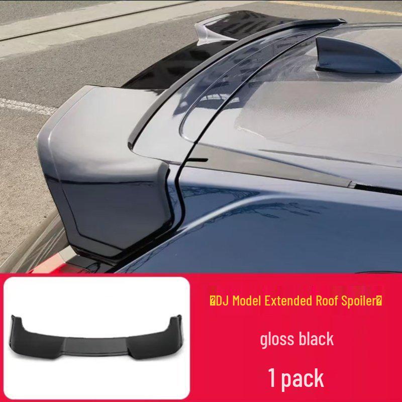 Honda CRV 2023-2025 Rear Roof Spoiler Mod: No-Drill Gurney Flap Decor.