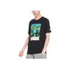 Nike Sportswear Landscape Pattern Printed Casual Breathable Crew Neck Short Sleeve T-Shirt Men Tops Black BV7498-010