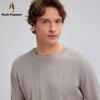 Hush Puppies Men's Silk-Blend Crew Neck Pullover
