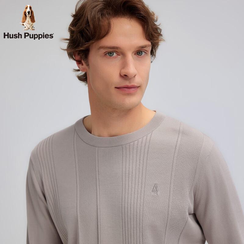 Hush Puppies Men's Silk-Blend Crew Neck Pullover
