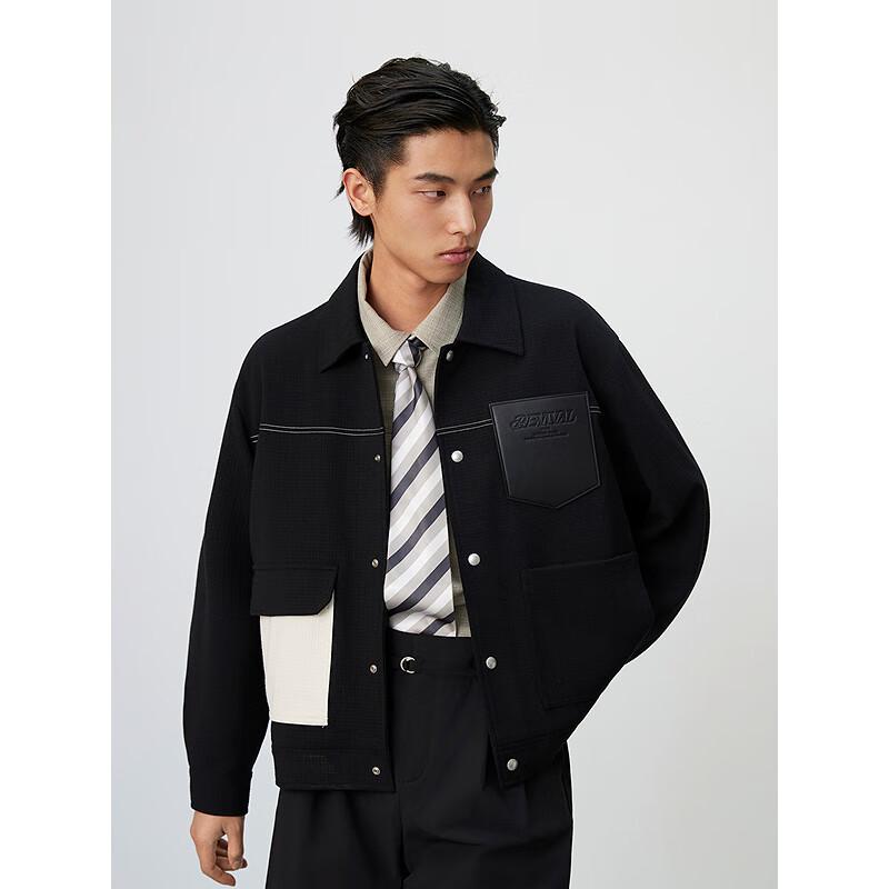 GXG Men's Textured Lapel Jacket