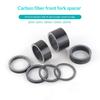 4/5Pcs Bicycle Carbon Fiber Spacer 3/5/10/15/20Mm Headset Washer 28.6Mm Fork Tube Spacer Mountain Bike Accessories