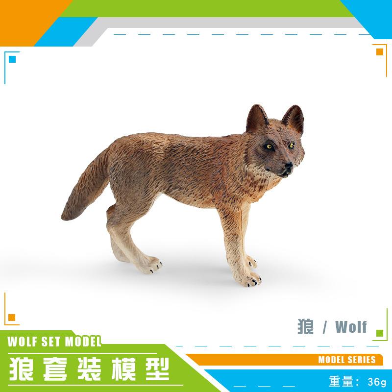 

Волк Реалистичные Потрясающие Модели в Разных Стилях для Детской Игры Воображаемые Wolf