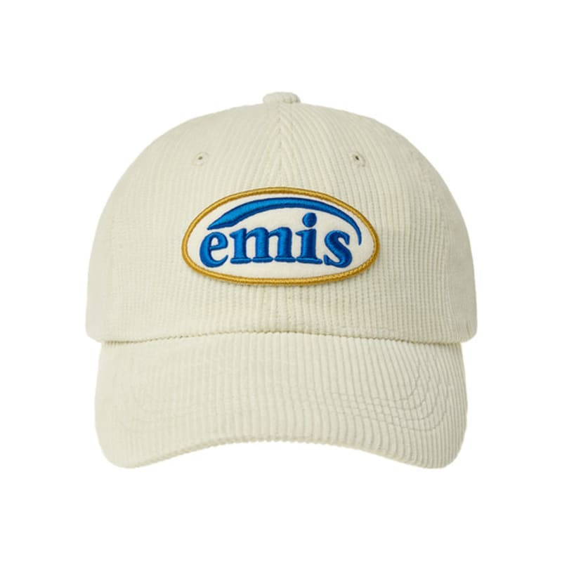 

EMIS CORDUROY WAPPEN BALL CAP (RENEWAL)-CREAM CREAM