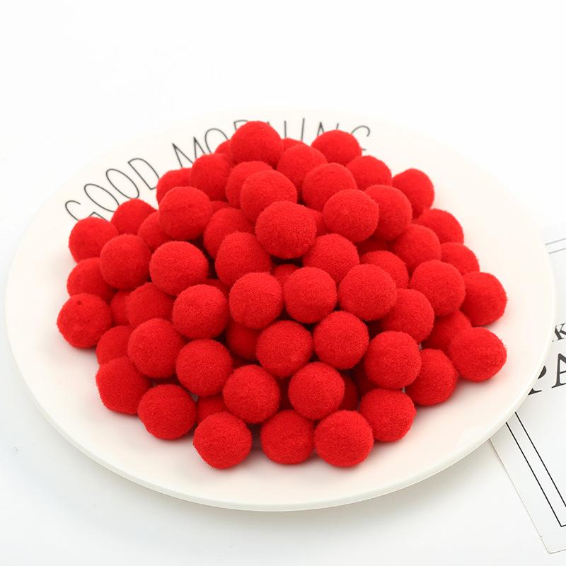 In Stock: High Elasticity Fluffy Polyester Hairball for DIY Handmade Clothing Accessories