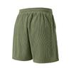 Men's Corduroy Casual Shorts with Elastic Waistband - Comfortable Outdoor Sports Bottom for Summer