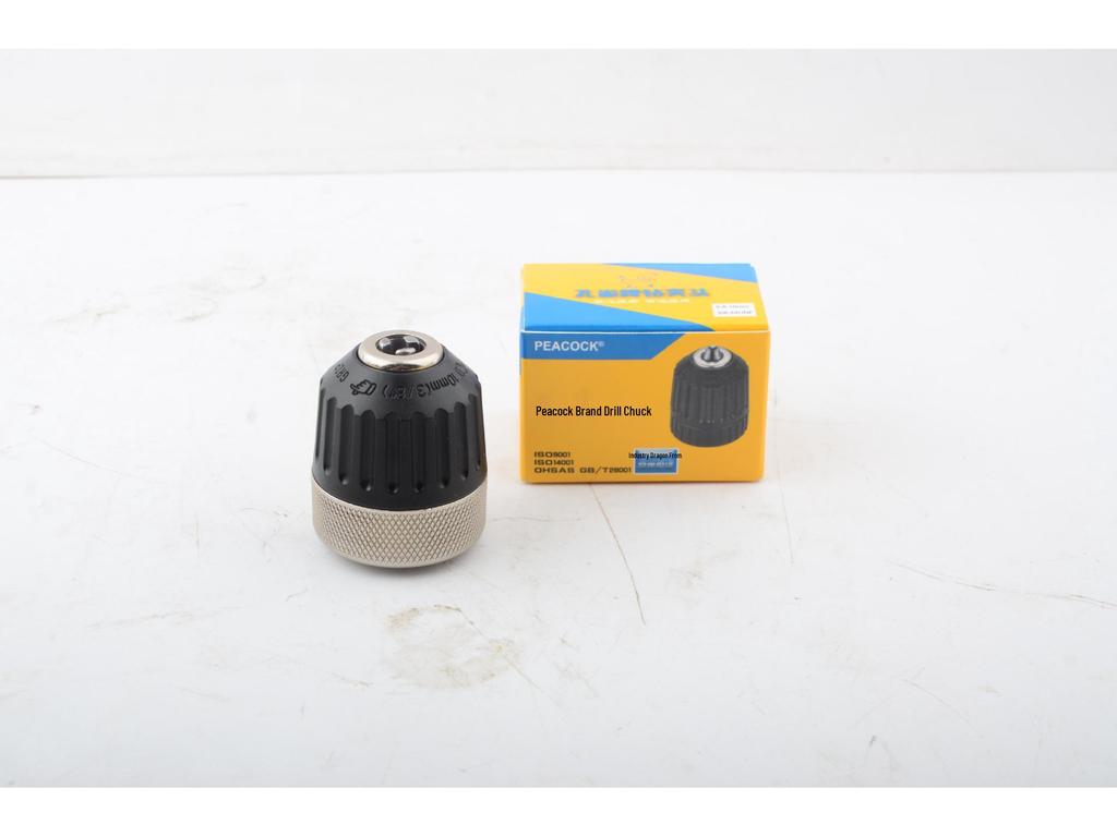 Peacock Ratchet Metal & Plastic Hand-Tightened Drill Chuck