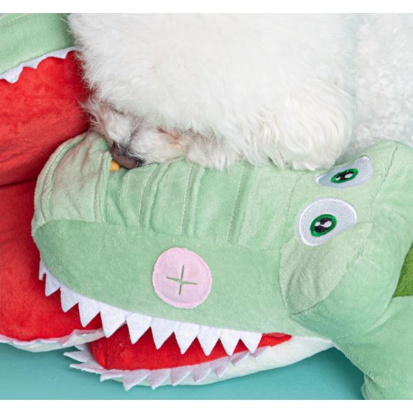 Petnus Pet Animal Farm Nosework Doll 45 x 12 x 14 cm, Crocodile, 1 piece