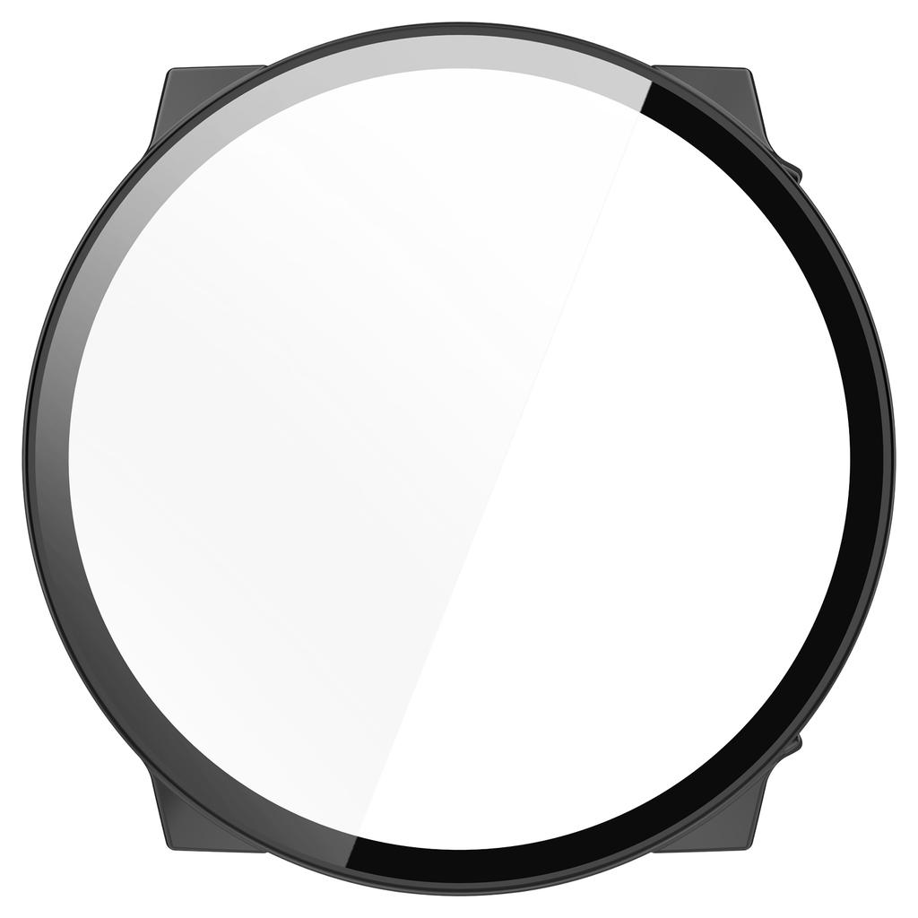 Full Coverage Smartwatch Cover Tempered Glass Screen Protector Sleeve Easy Snap On Design Indoor Outdoor Use for Race S