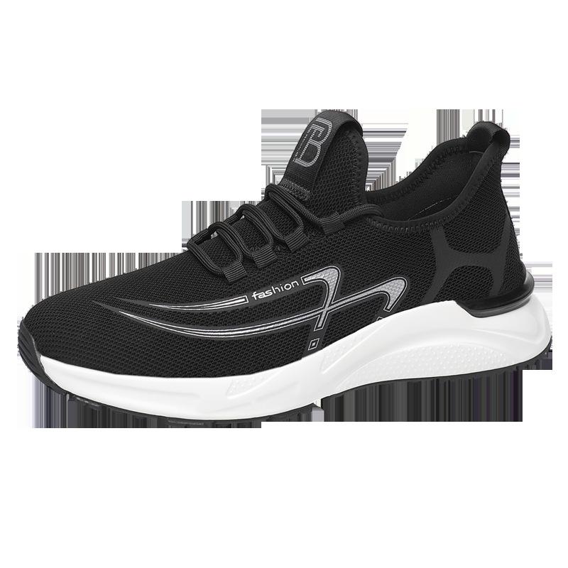 

2025 spring and summer new men s shoes breathable mesh breathable student casual shoes men s trendy shoes deodorant men s sports shoes 44 срібний