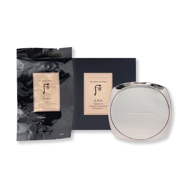 

The history of whoo Cheonyuldan Hwayul Signature Cushion Foundation 13g + Refill 13g No.21