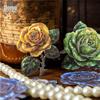 MòMò Brilliant Flowing Light Sticker Pack: 20 Irregular Retro Journal Decoration Sheets, 6 Designs.
