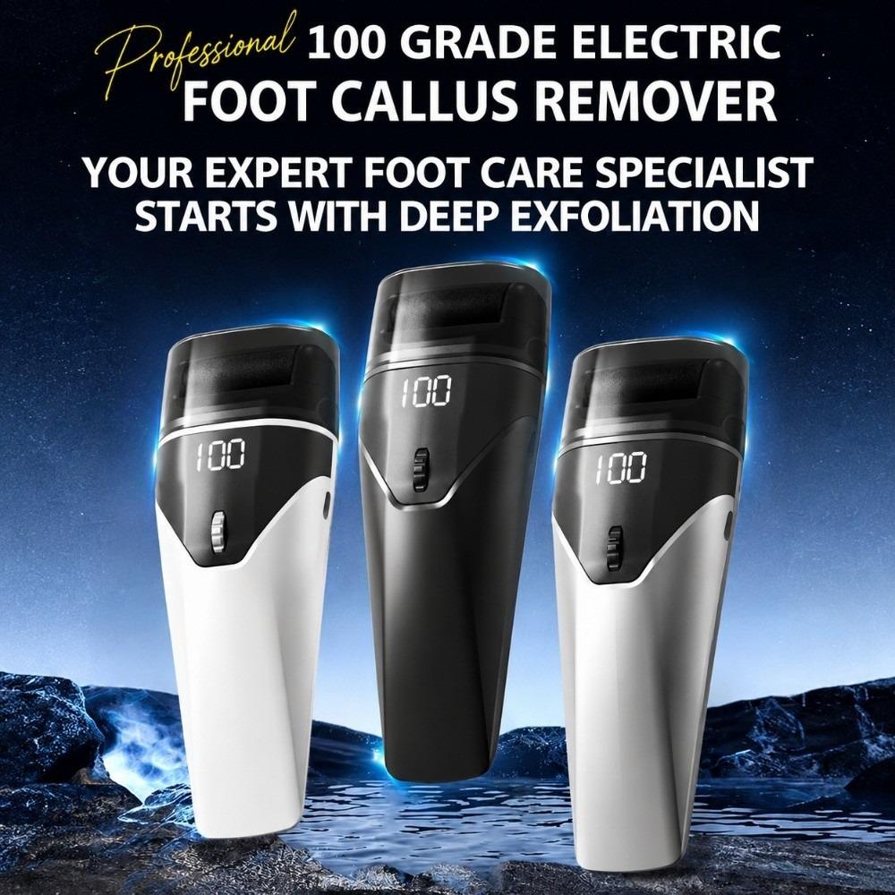Digital Display Electric Foot Grinder Rechargeable Foot Care Machine Removing Dead Skin