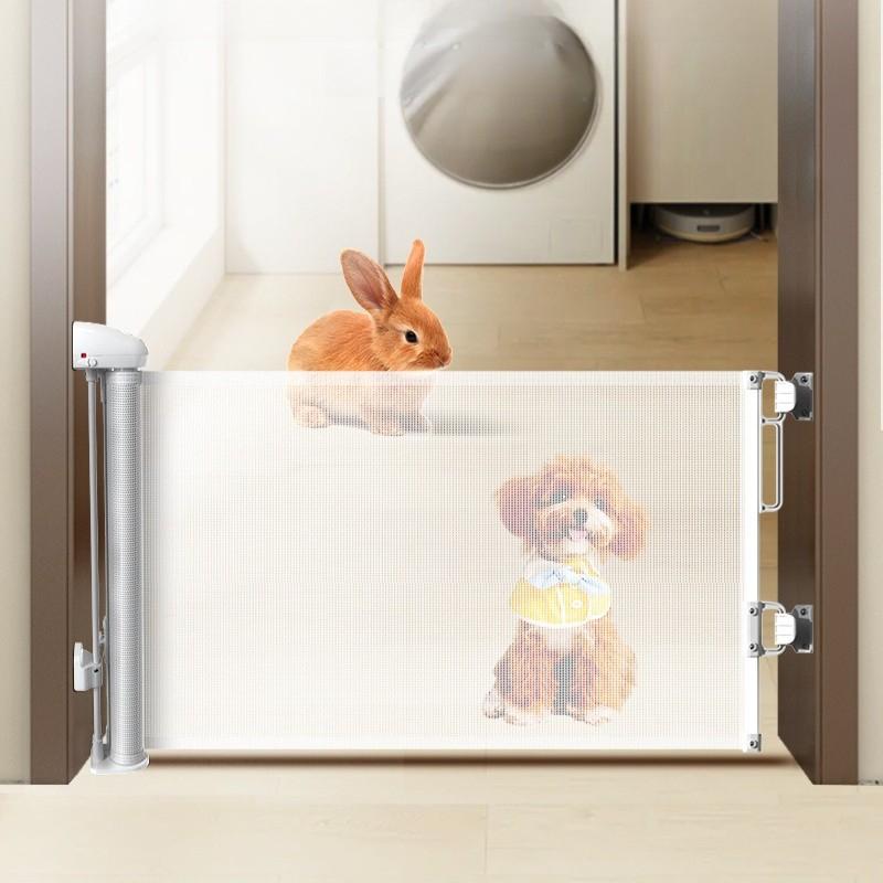 Adjustable 45cm High Pet Door Fence Scalable Pet Partition Fence Dog Isolation Dog Barrier Double Safety Protection Pet Supplies