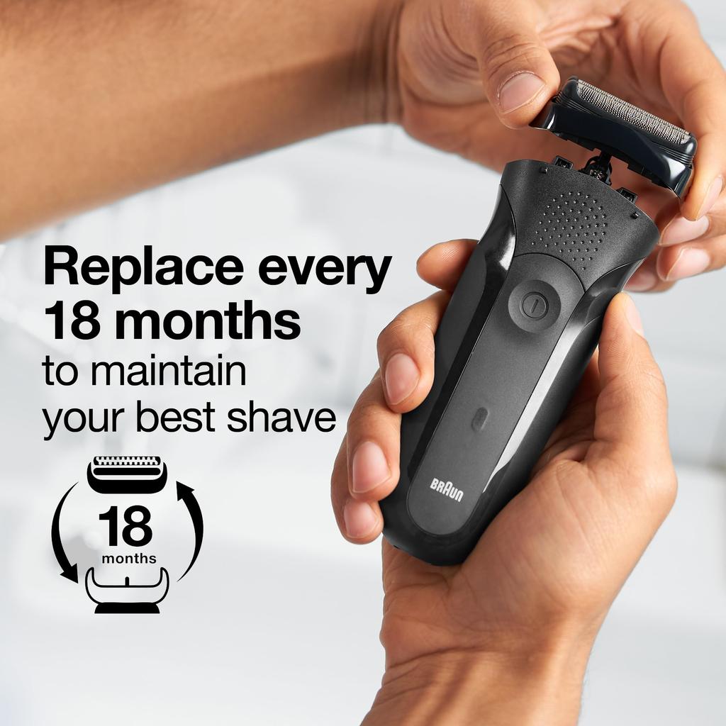 Braun Series 3 21B Replacement Shaving Head Foil and Cutter Block Overseas Version