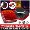 Trailer Rear Light Signal Warning Brake Light for Caravans Campers Lorry Caravan RV  2pcs Wireless Magnetic LED Truck Tail Light