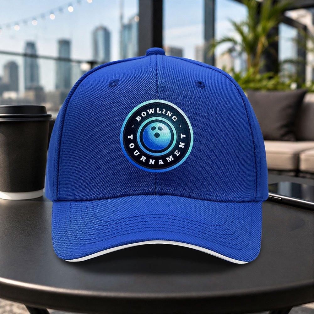 Bowling Ball Pattern Unisex Adjustable Baseball Cap Lightweight Casual Outdoor Hat MultiColor