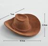 Cool Cowboy Classic Western Model Hat for Figure Doll Hat Children Toy Gift 1/6