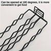 New Portable Outdoor BBQ Rack Foldable Stainless Steel BBQ Rack Thickened Grill Basket Grill Basket Grill Accessories