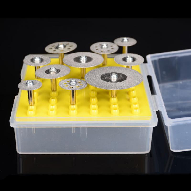 50pcs Diamond Grinding Heads Set 3.0mm Shank Grinding Burrs For Dremel Abrasive Rotary Tools Grinder Head Diamond Burr