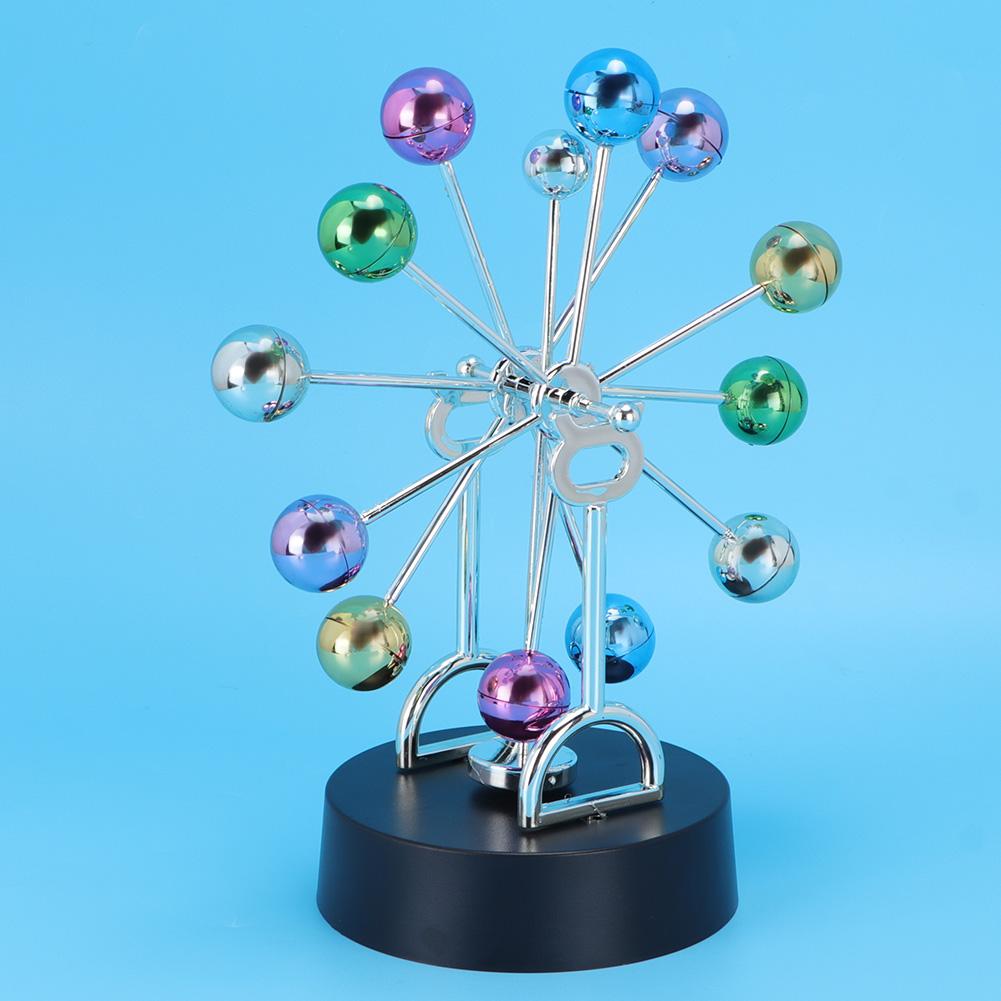 Plastic Revolving Ball Rotation Perpetual Motion Home Table Decoration Model