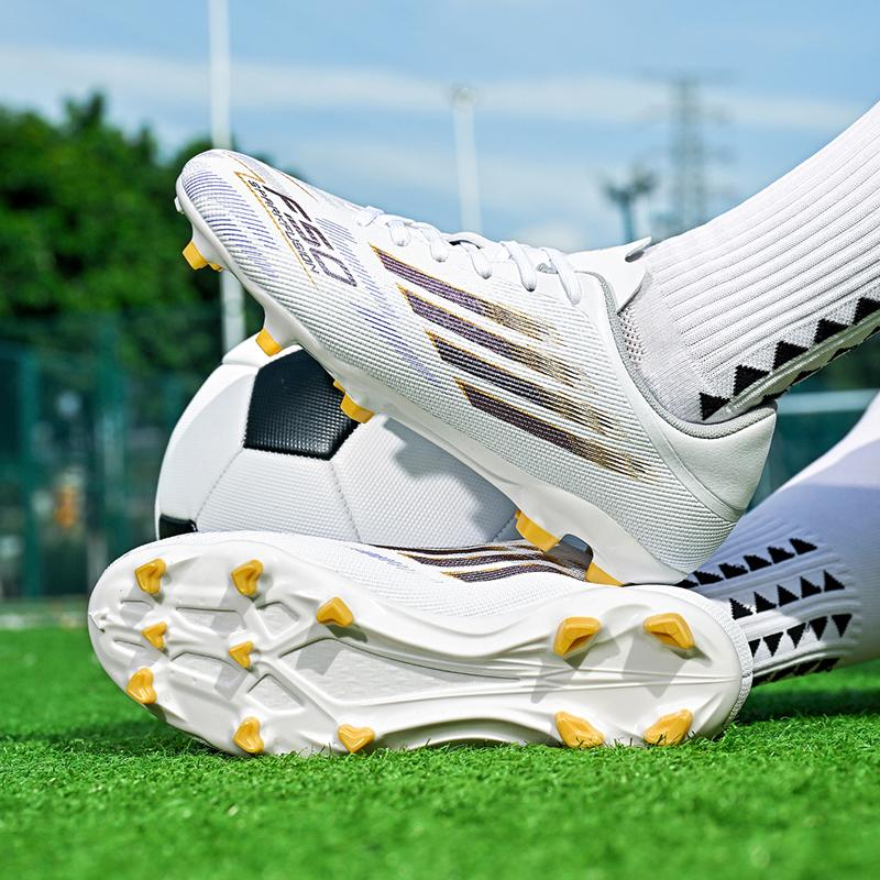 Męskie Buty Piłkarskie Damskie Unisex Profesjonalne Buty Piłkarskie Wygodne Wewnętrzne Antypoślizgowe Ultralekkie Wytrzymałe Buty na Boisko Piłkarskie