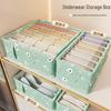 Thickened Oxford Cloth Underwear Storage Box with Compartments for Drawer
