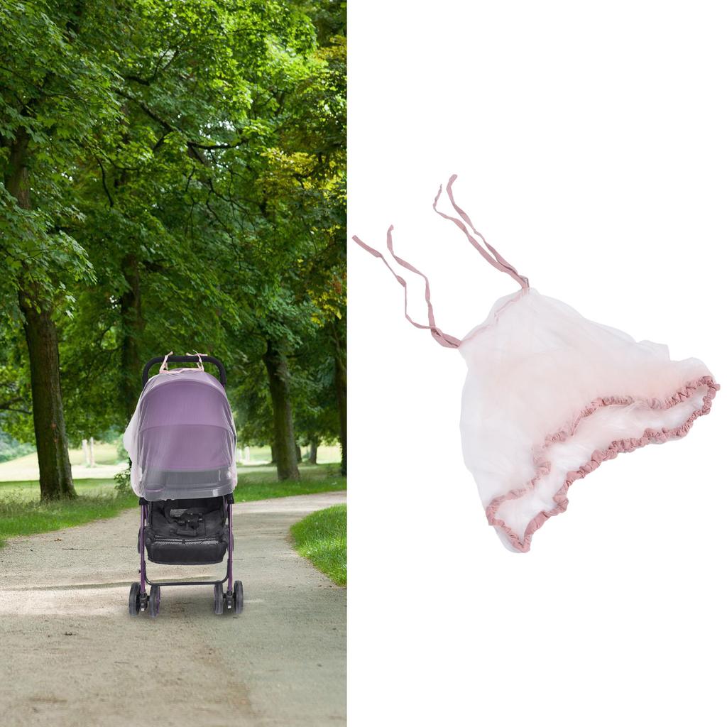 Síť proti komárům na kočárek Prodyšná síťka proti hmyzu na kočárek Příslušenství ke kočárku