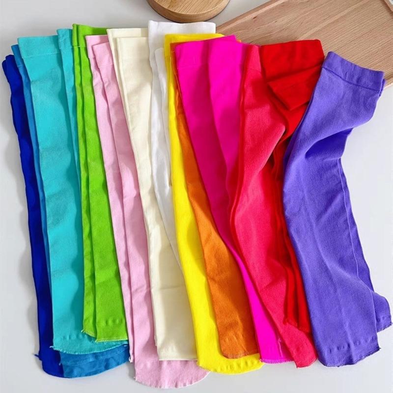 Damen Blickdichte Seiden Oberschenkelhohe Strümpfe Leggings Strumpfwaren Japanische Stile Anime JK Mädchen Bunte Überknie Lange Socken