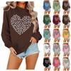 Women's Fashion Casual Valentine's Day Love Printed Large Size Women's Sports Long Sleeve Hoodie
