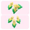 Soft Plush CornCob Pet Chew Toy With Squeaky Design For Dog Cats Engaging Play Boredom Pet Entertainment Chewing Toy