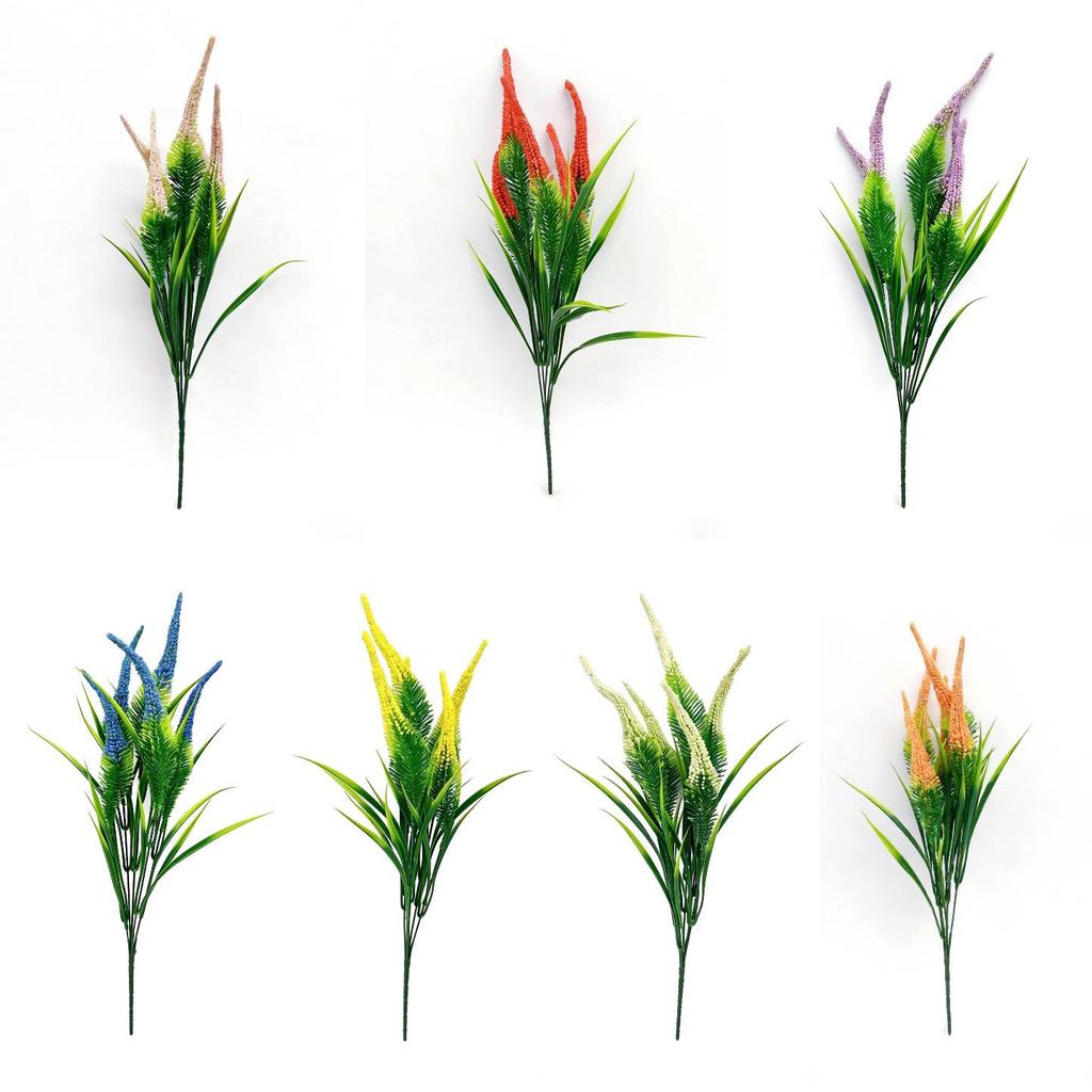 5-Head Foxtail Grass Artificial Flower for Home Decor & Outdoor Photography Props