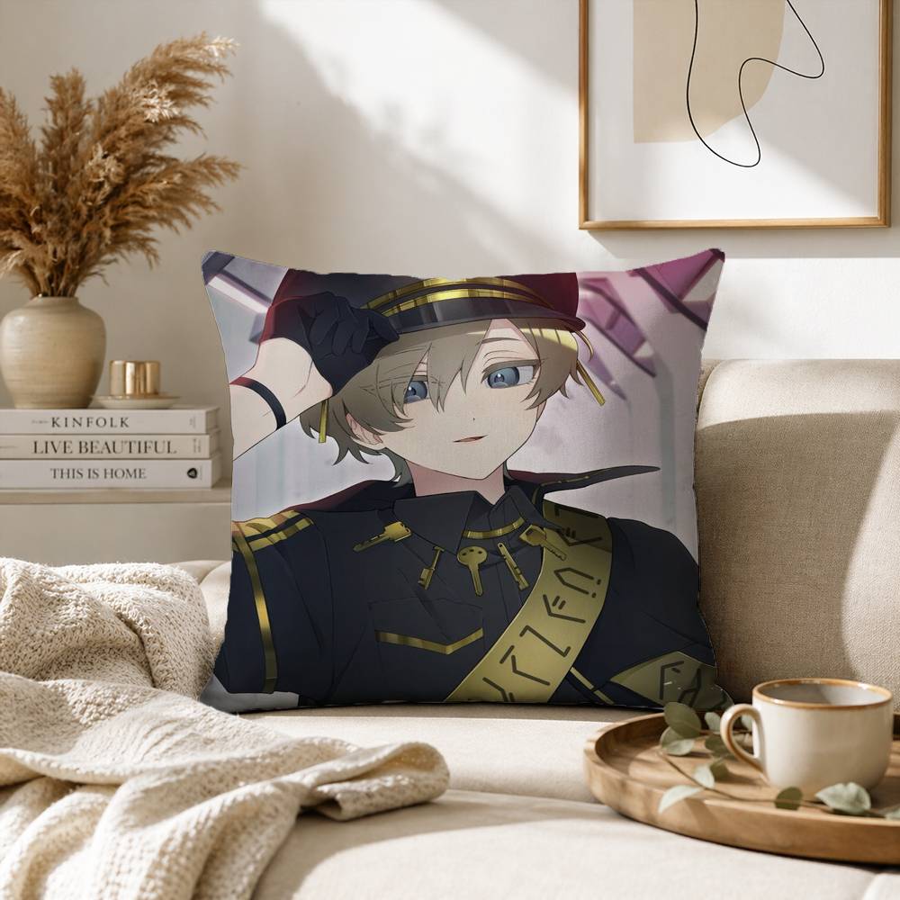 Anime Milgram Pillow Case for Sofa Living Room Home office Decor Protective Cover