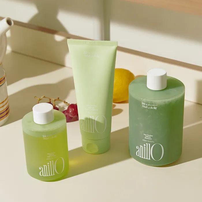 Lime Sunday 3-Piece Set (Shampoo 450ml + Vinegar 200ml + Conditioner 150ml)