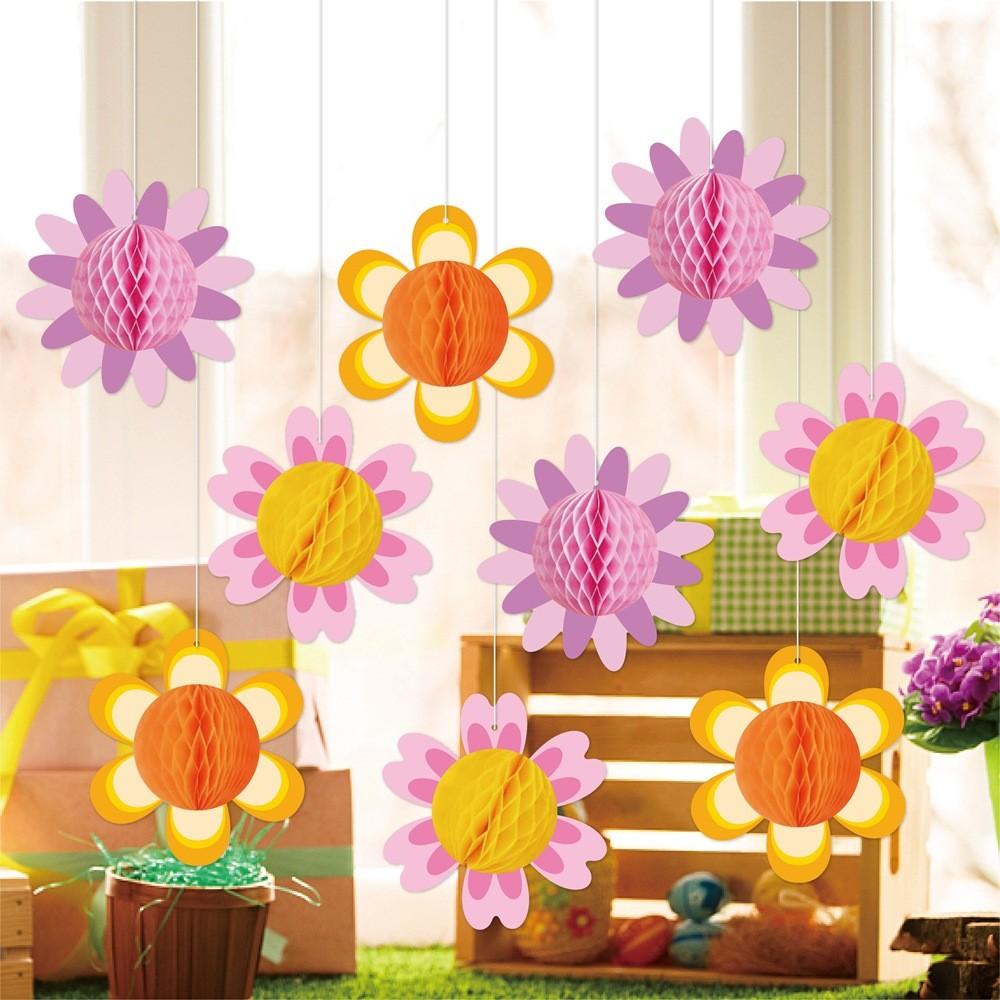 Honeycomb Party Garland Decor With Diy String Included For Celebrations Birthday