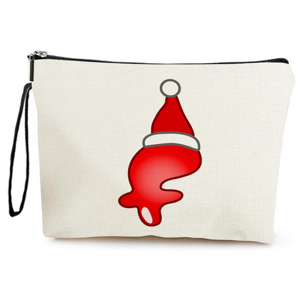 Christmas Candy Cosmetic Bag Women's Portable Storage Bag
