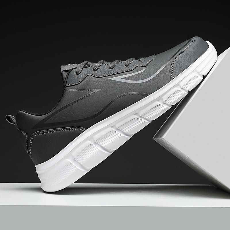 Men Sneakers 2024 New Casual Shoes Pu Waterproof Lightweight Walking Shoes Plus Size 48 Footwear  Hombre Men Shoes