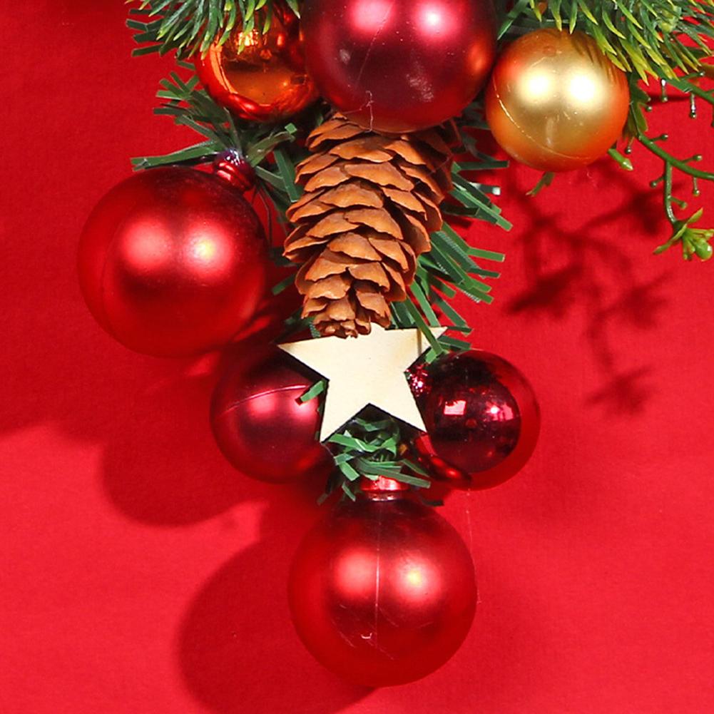 For Front Door Holiday Wreath for Seasonal Decoration Crafted with Plastic and Wire Suitable for Multiple Indoor Spaces