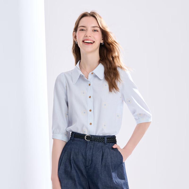 BETU Women's Summer Short Sleeve Shirt